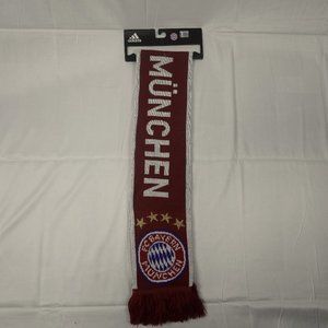 Adidas FC Bayern Munich Scarf Official Authentic Bayern München Adidas Scarf NWT